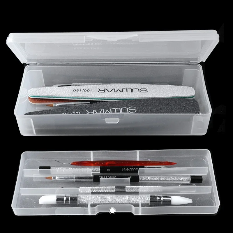 Pen Holder Organizer - 1Pc Rectangle Double-layer Nail Art Tool