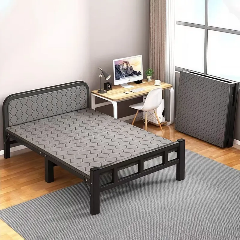 Home Office Furniture - Adult Folding Bed Single Iron Frame