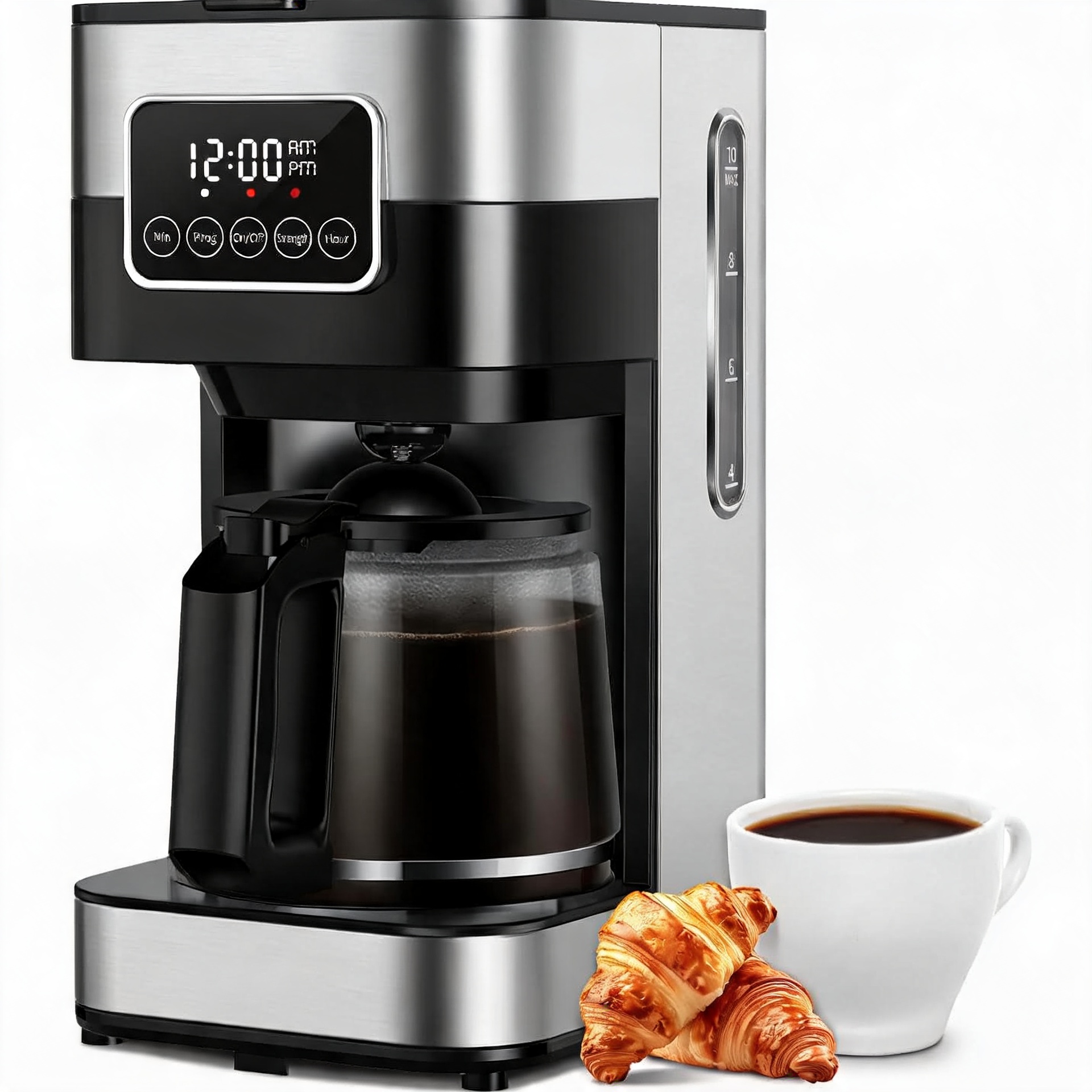 Home Office Programmer - 10-Cup Programmable Coffee Maker, Regular &