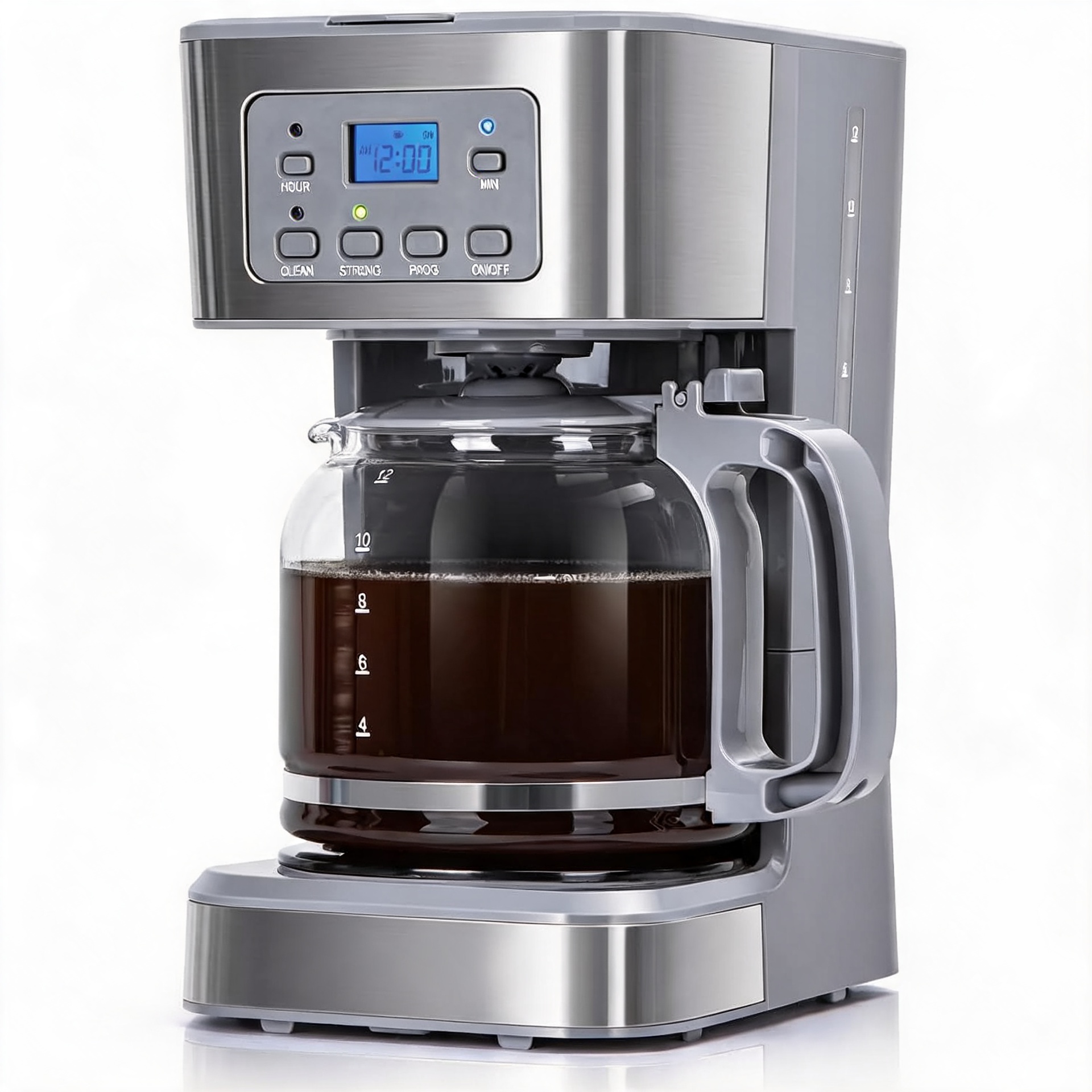 Home Office Programmer - 12-Cup Programmable Coffee Maker, Regular &