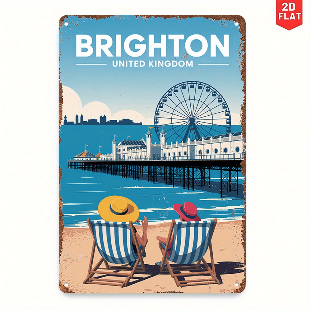 Home Office British - 1PC 2D Flat Vintage Metal Sign,