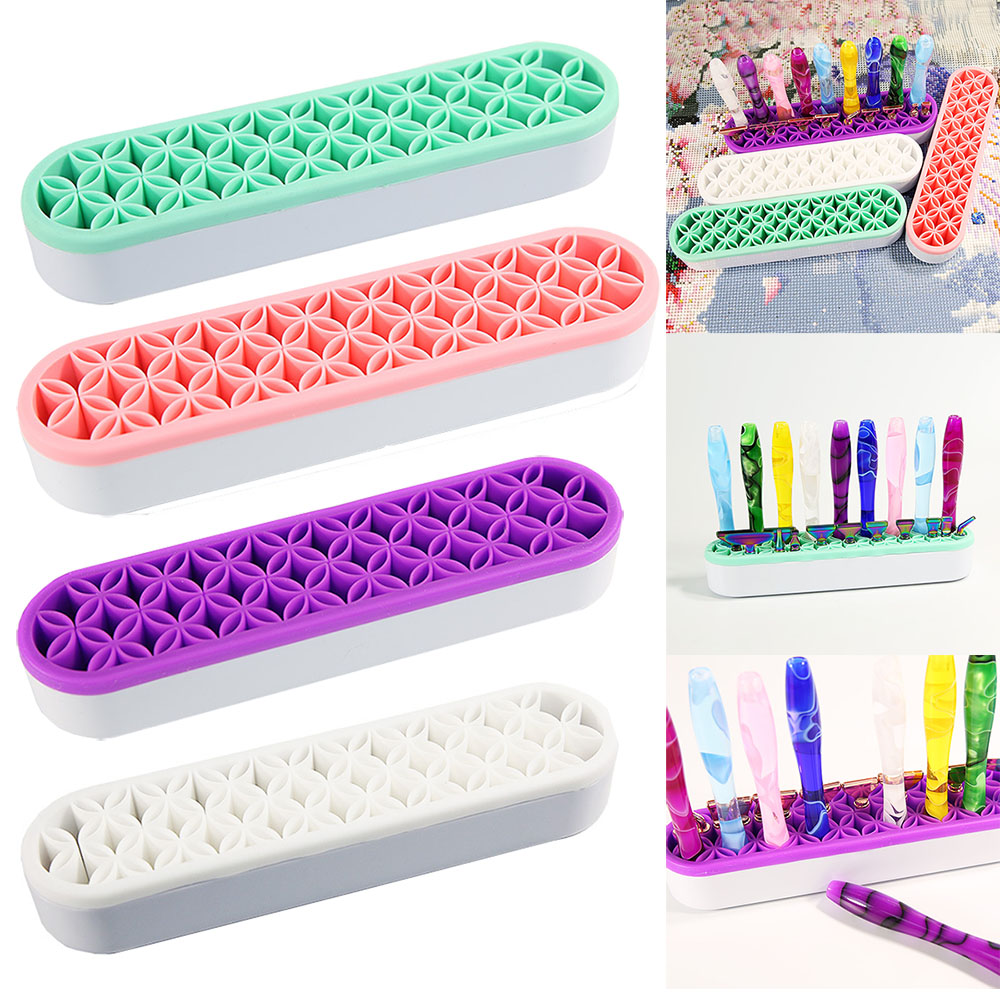 Pen Holder Organizer - Multi-Purpose Desktop Organizers Silicone Cosmetic Storage