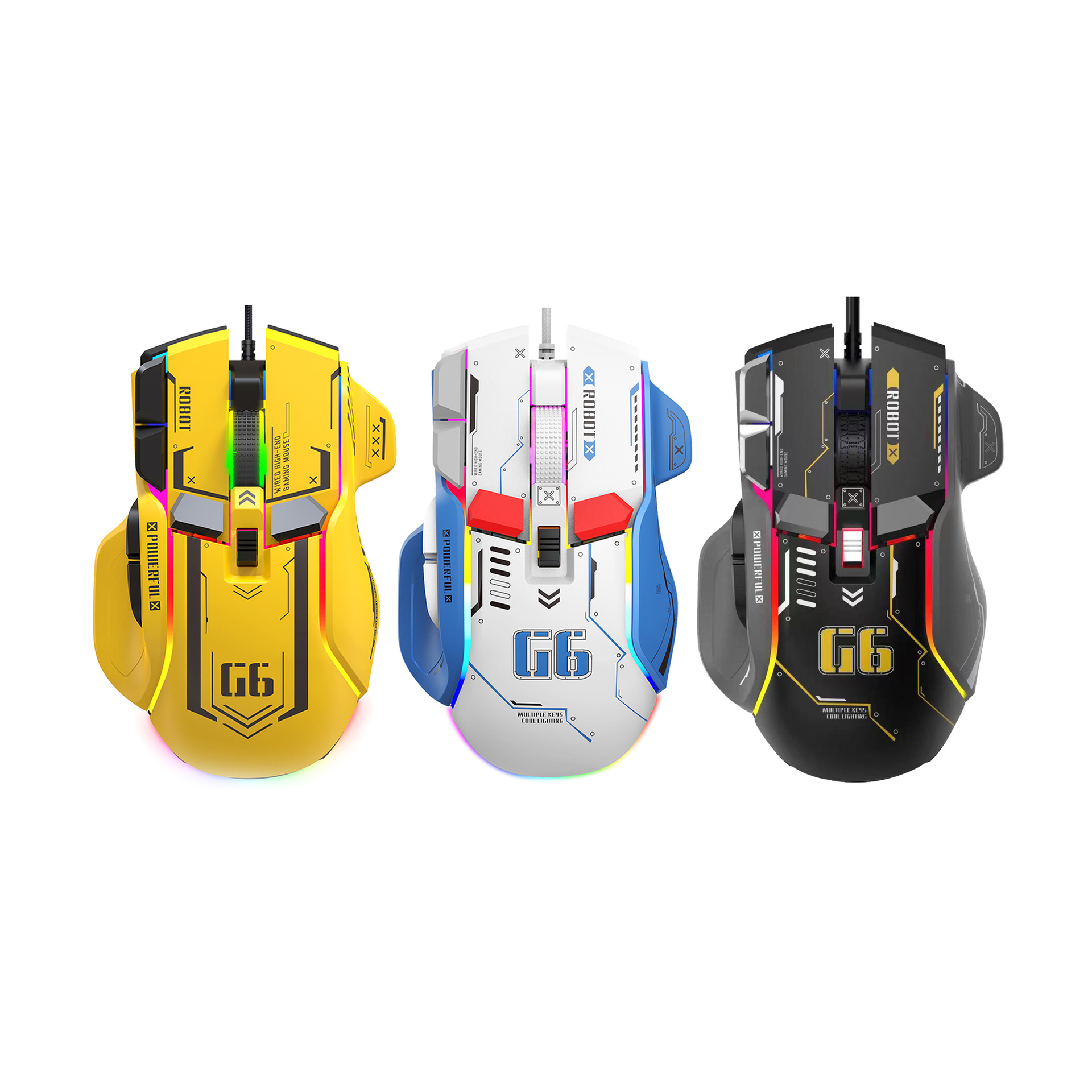 Home Office Programmer - High-end Programmable Gaming Mouse Wired 12800dpi