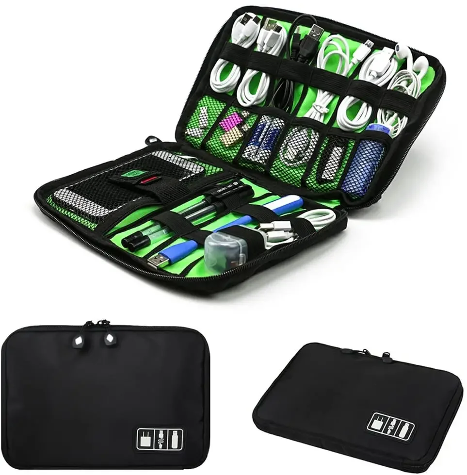 Pen Holder Organizer - Cable Organizer Storage Bags System Kit