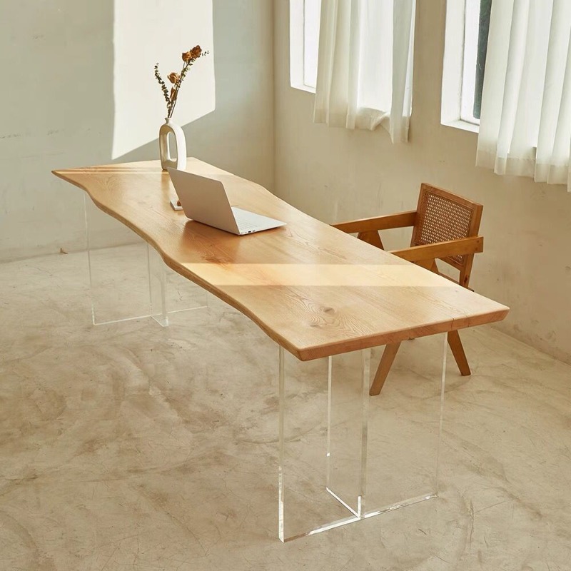 Nordic Solid Wood Acrylic Floa - Home Office Furniture review and price