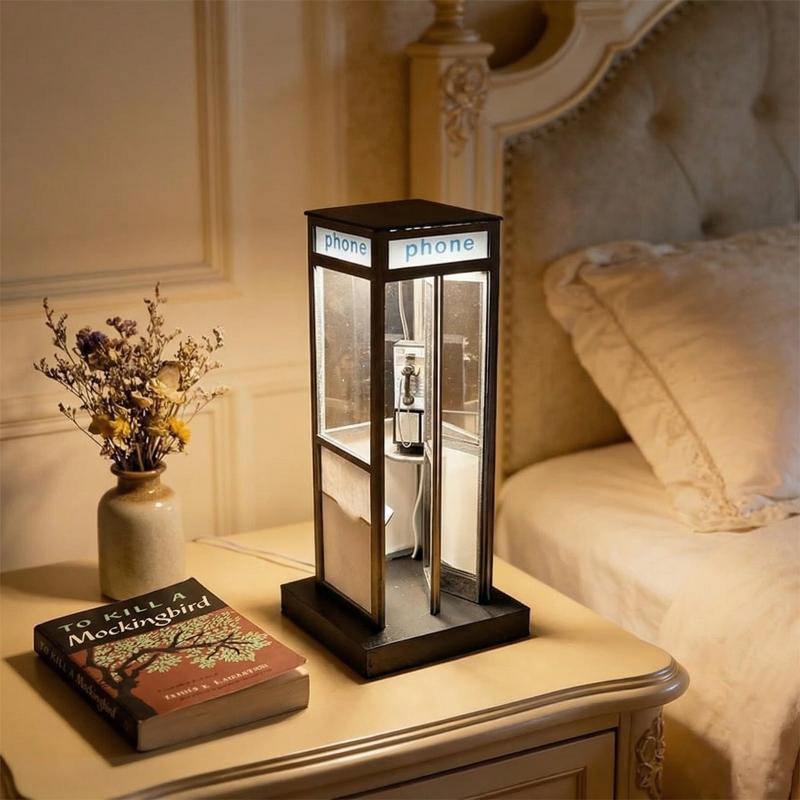 Tall Vintage Phonebooth Lamp R - Home Office British review and price