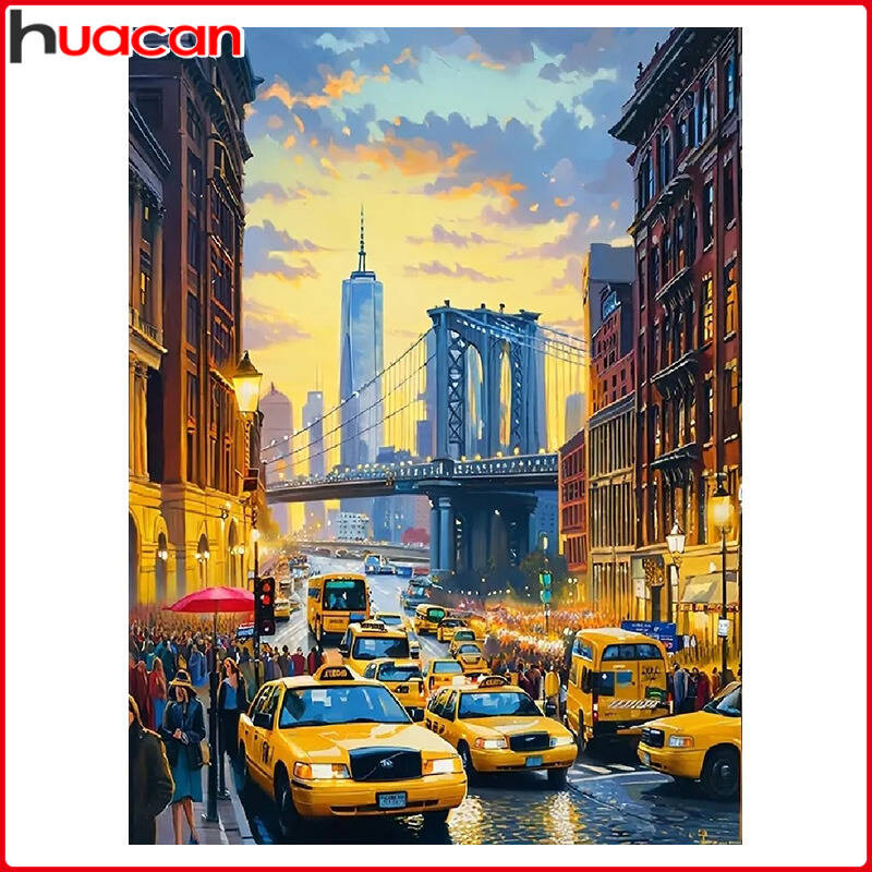 HUACAN Diamond Painting New Yo - Home Office York review and price