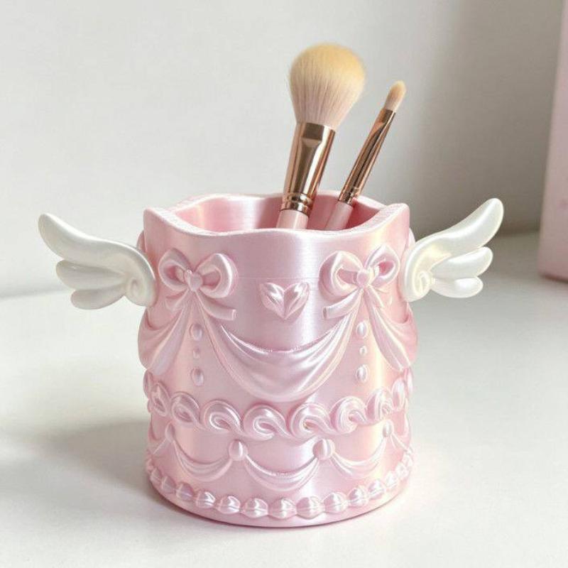 1Pcs Silk Texture Girl Luxury  - Pen Holder Organizer review and price