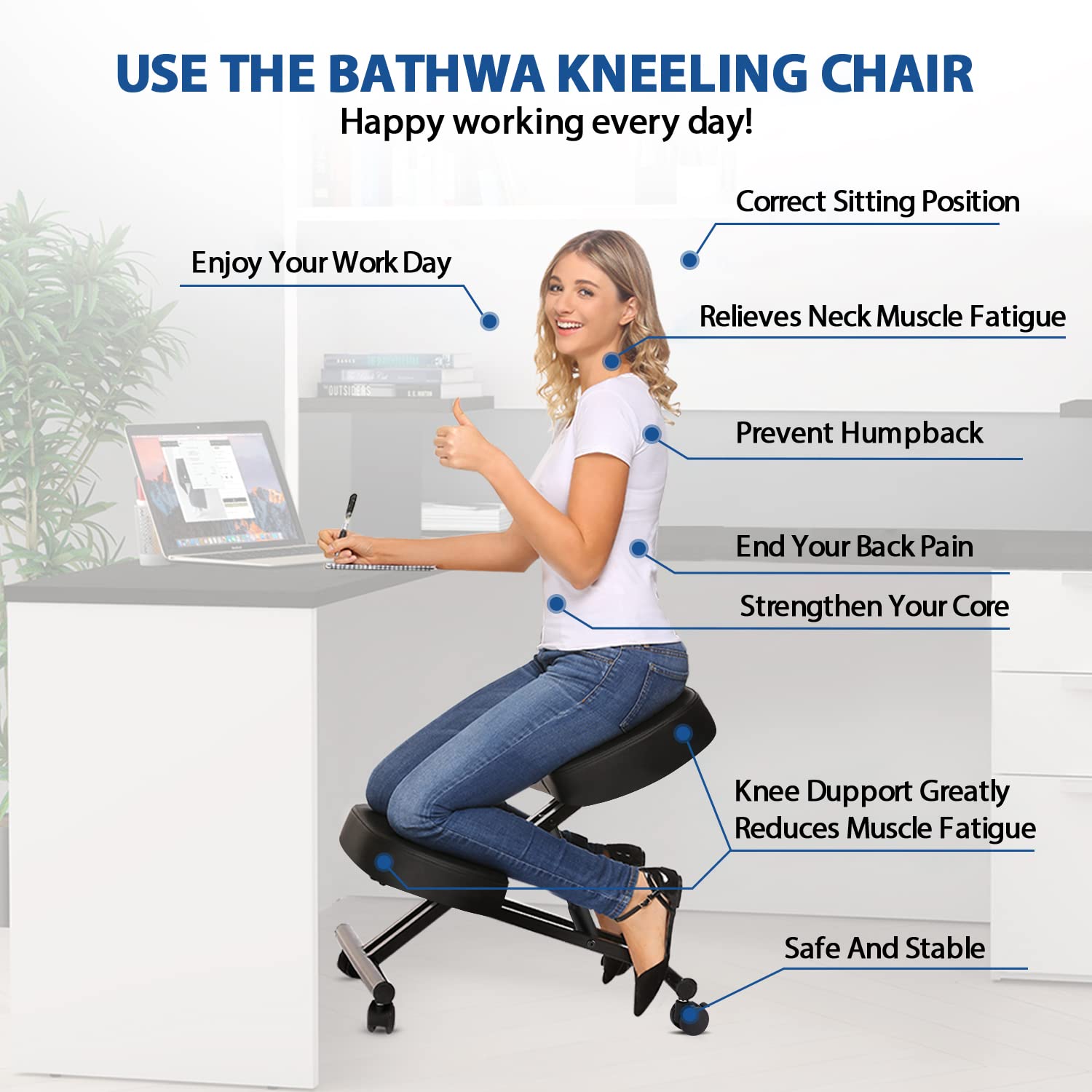 Kneeling Chair Ergonomic for O - Home Office Furniture review and price