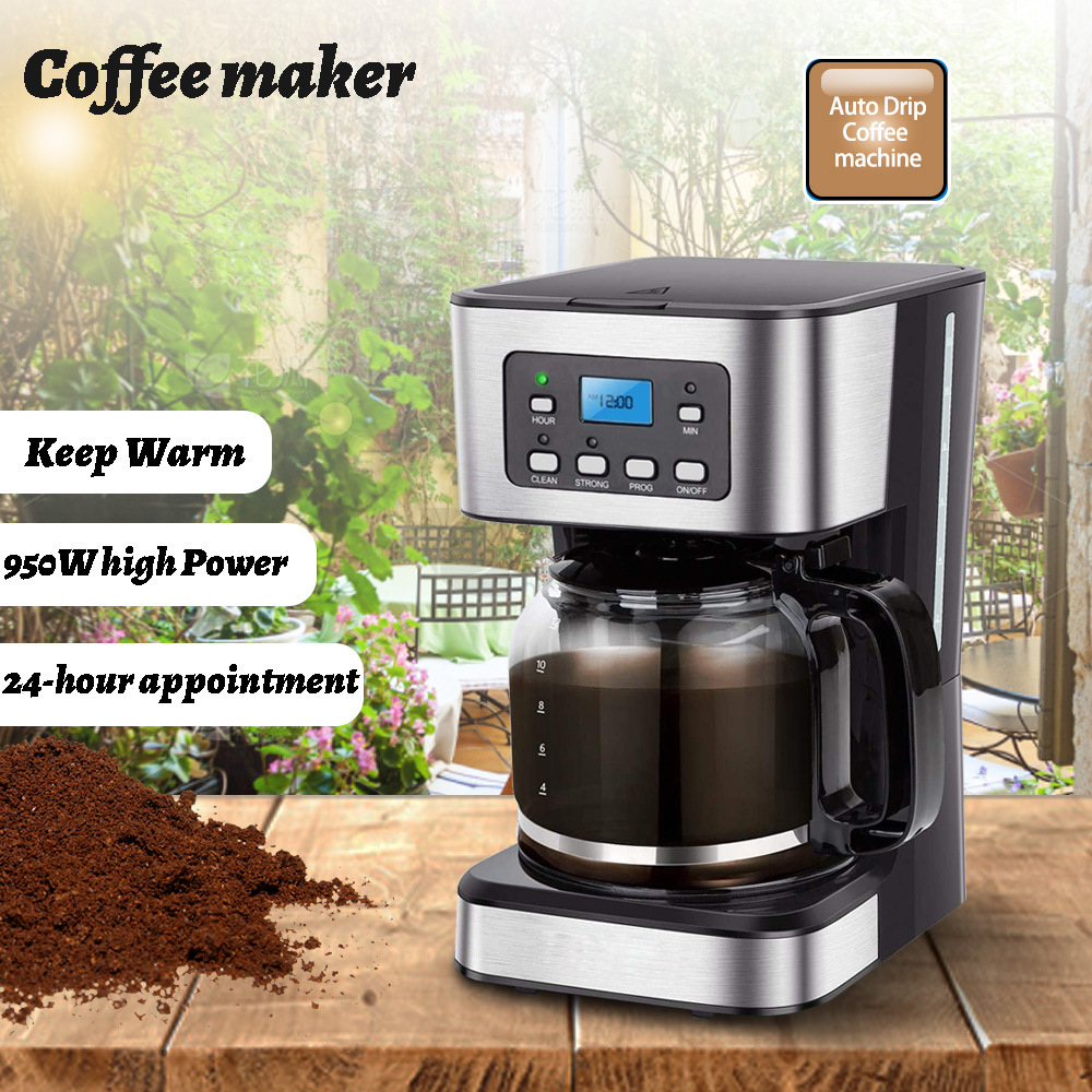 1.5L Programmable Drip Coffee  - Home Office Programmer review and price