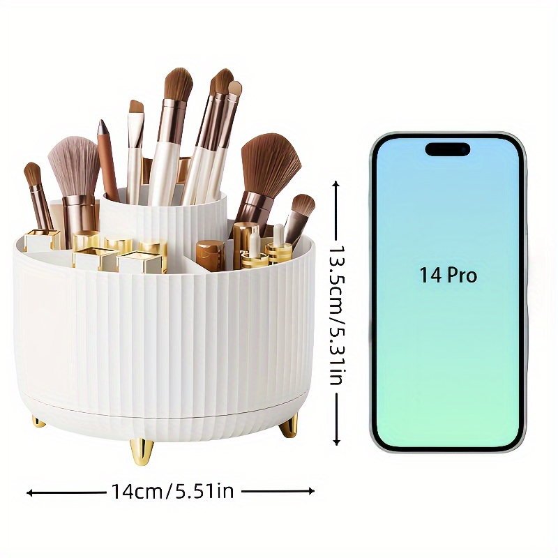 Rotatable Makeup Desktop Cosme - Pen Holder Organizer review and price