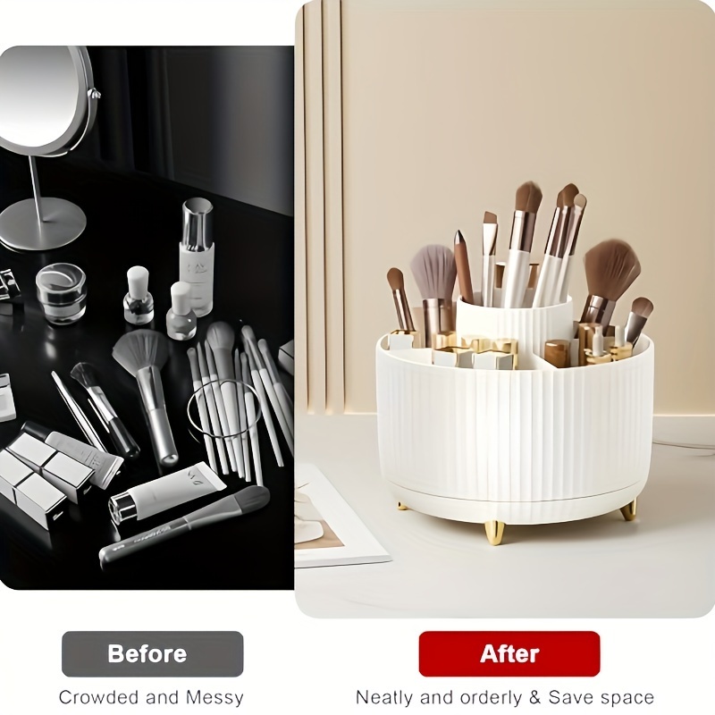 Rotatable Makeup Desktop Cosme - Pen Holder Organizer review and price
