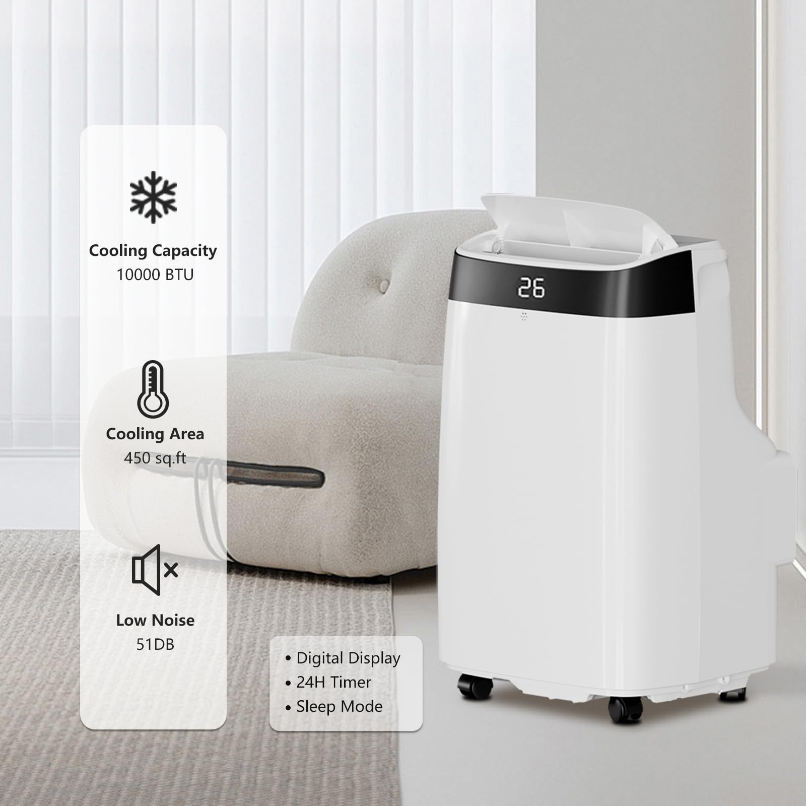 Portable Air Conditioners, 100 - Home Office British review and price