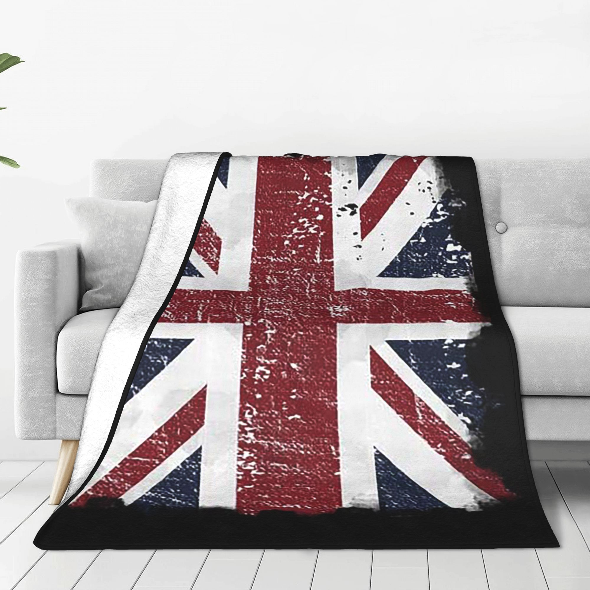 Distressed British Flag Black  - Home Office British review and price