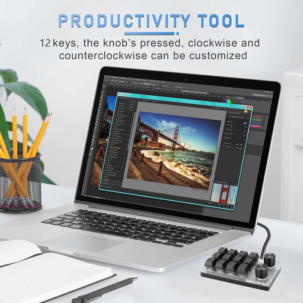 12 Key 2 Knob Programming Macr - Home Office Programmer review and price