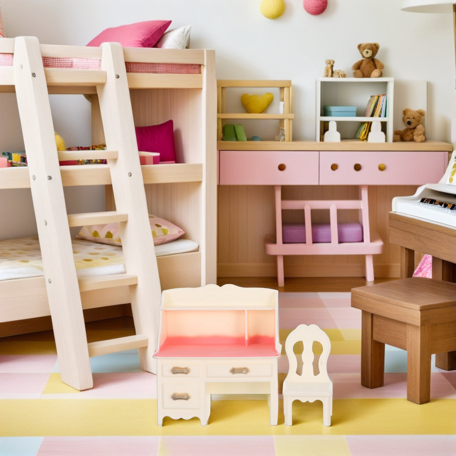 5Sets Miniature Dollhouse Furn - Home Office Furniture review and price
