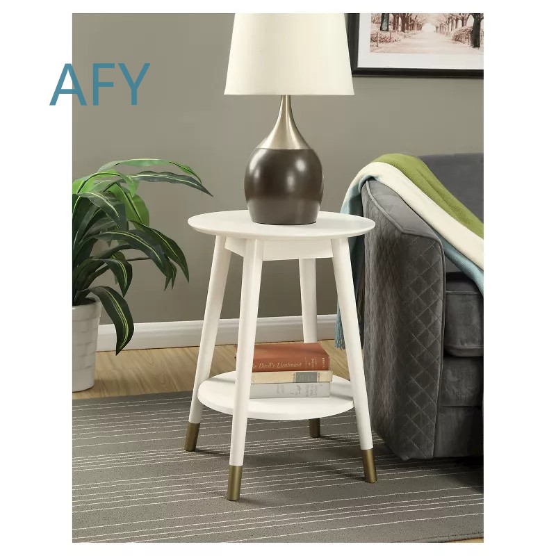 Wooden Side Table with Bottom  - Home Office Ikea review and price