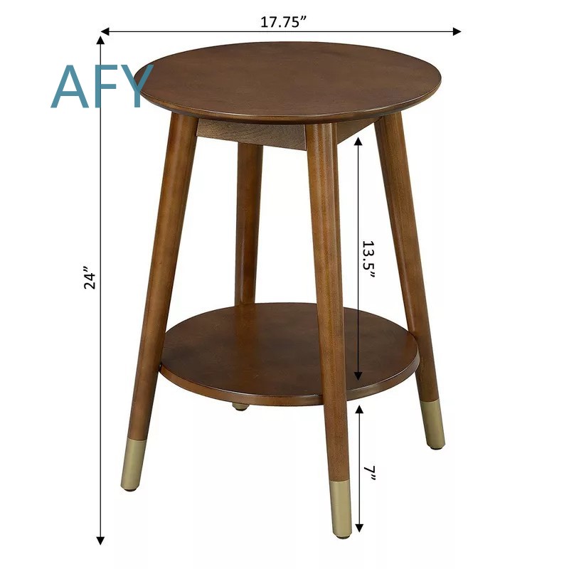 Wooden Side Table with Bottom  - Home Office Ikea review and price