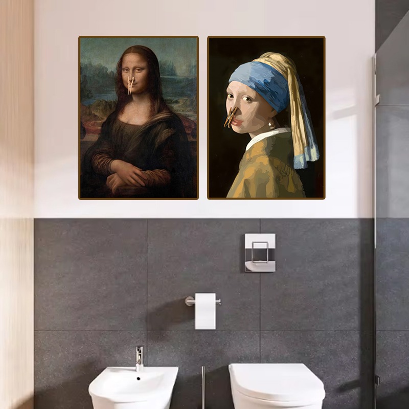 1pc Funny Abstract Bathroom To - Home Office Furniture review and price