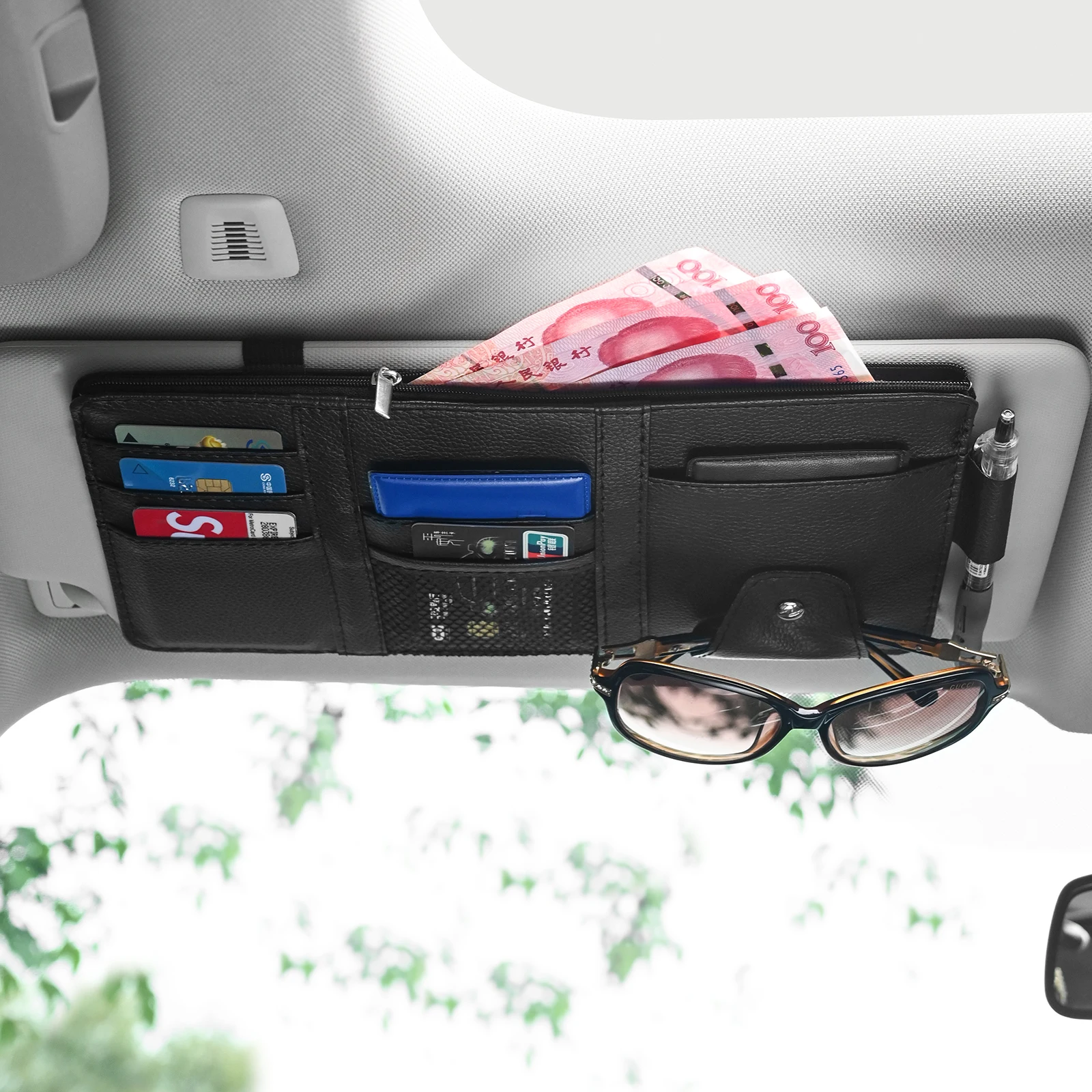 Car Sun Visor Bill Pen Busines - Pen Holder Organizer review and price