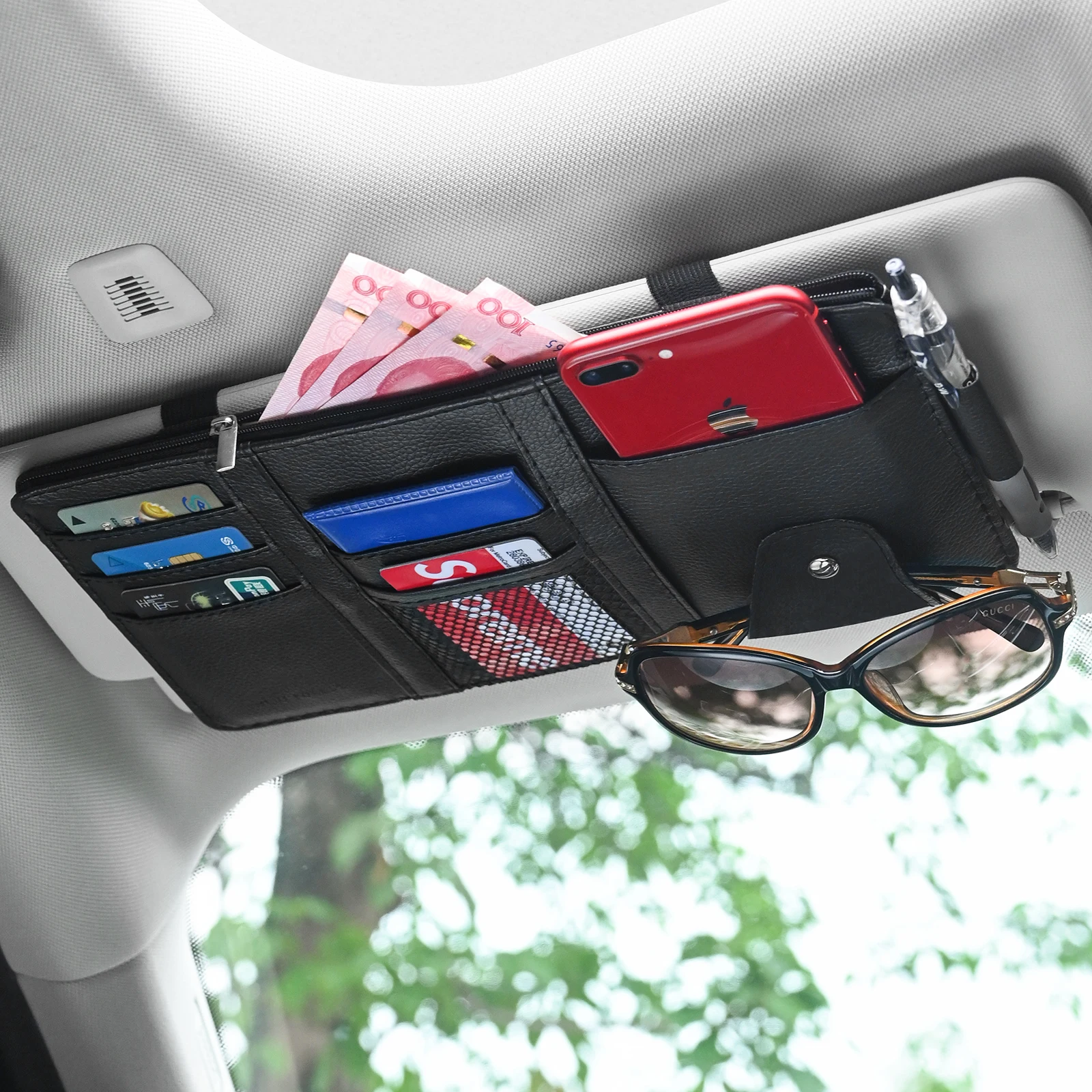 Car Sun Visor Bill Pen Busines - Pen Holder Organizer review and price
