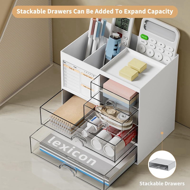 Desk Organizer with 3 Drawer,M - Pen Holder Organizer review and price