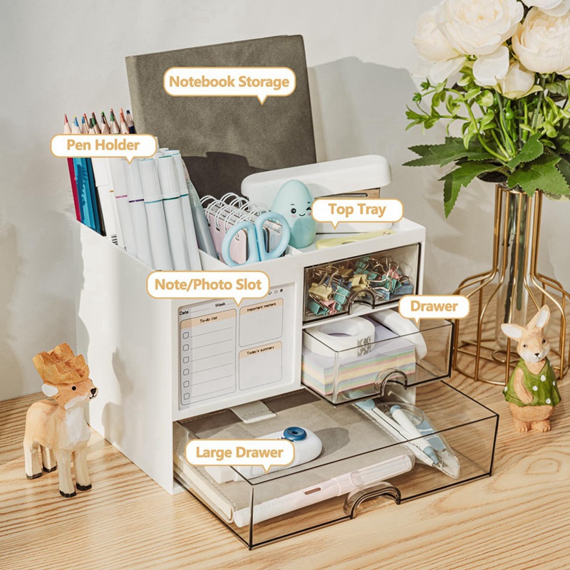 Desk Organizer with 3 Drawer,M - Pen Holder Organizer review and price