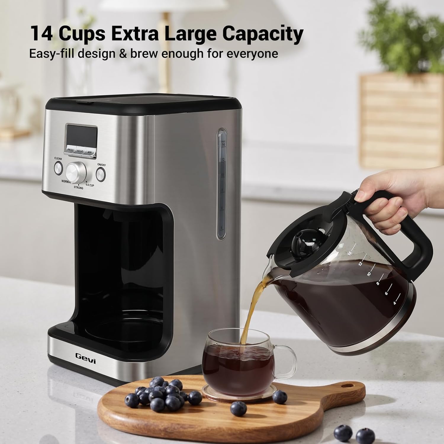 Programmable Coffee Maker, 14- - Home Office Programmer review and price