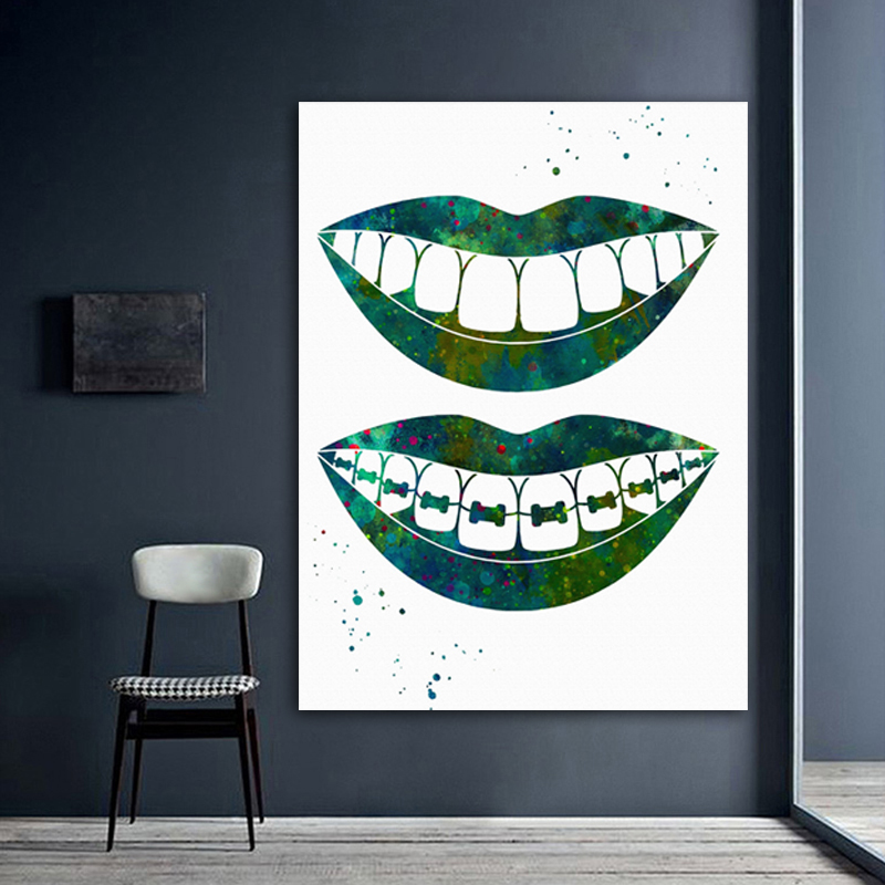 Laugh Teeth Print Surgical Ins - Home Office York review and price