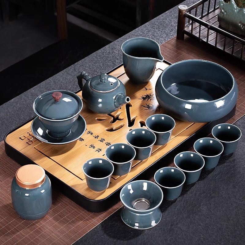 Geyao Kung Fu Tea Set for Home - Home Office Gif review and price