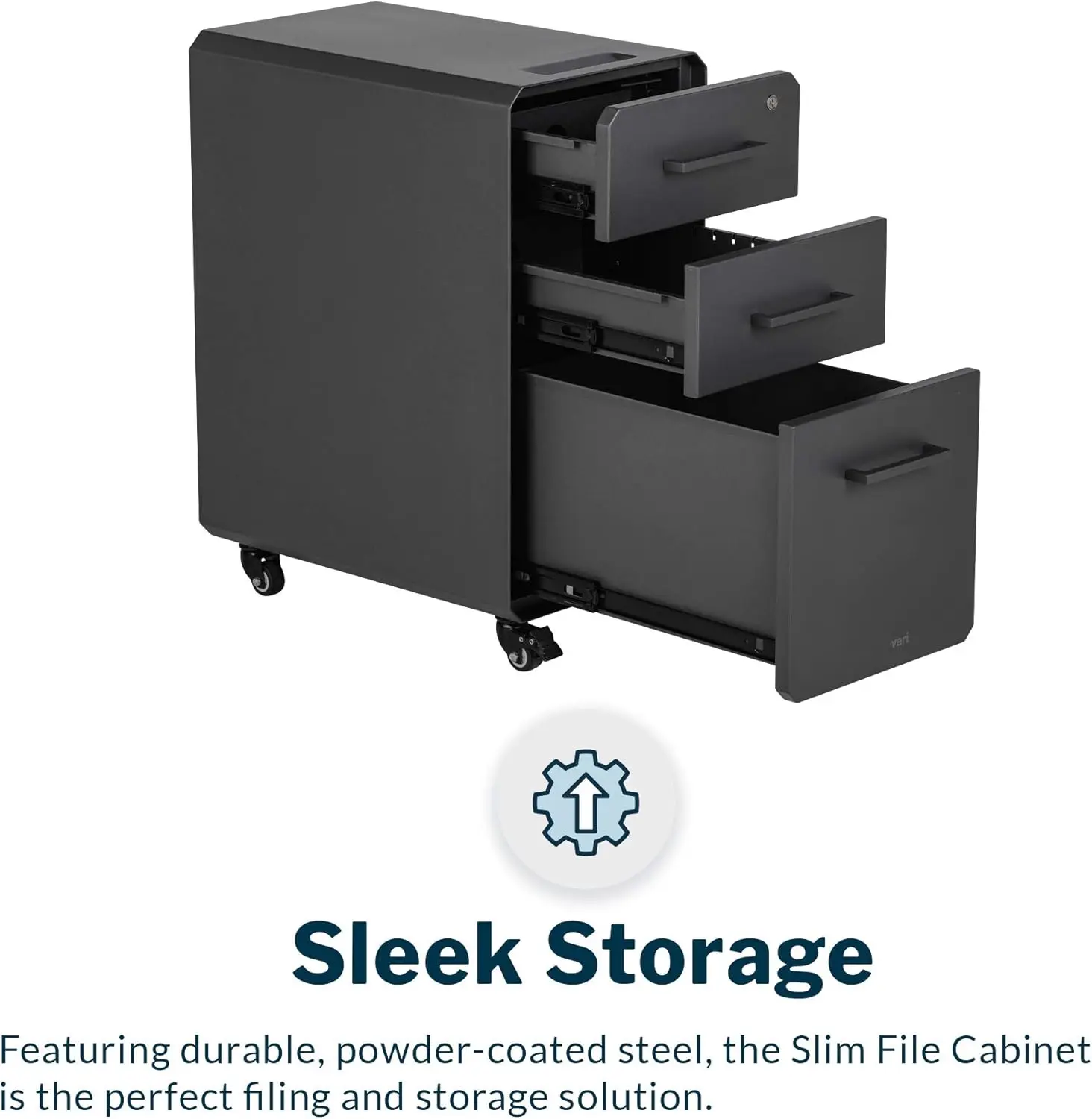 Slim File Cabinet - Three Draw - Drawer Pedestal Cabinet review and price