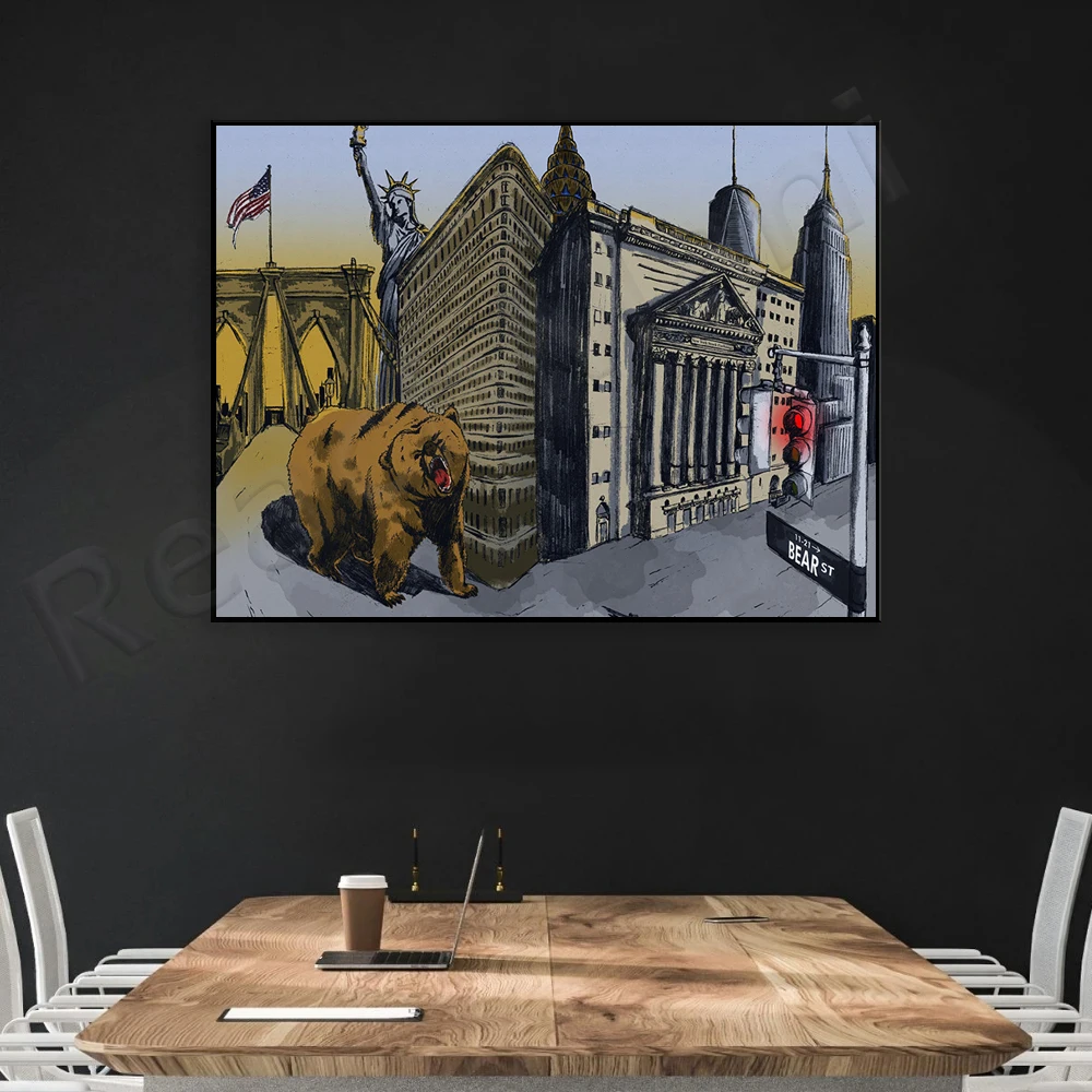 Bear Artwork | New York | Bear - Home Office York review and price