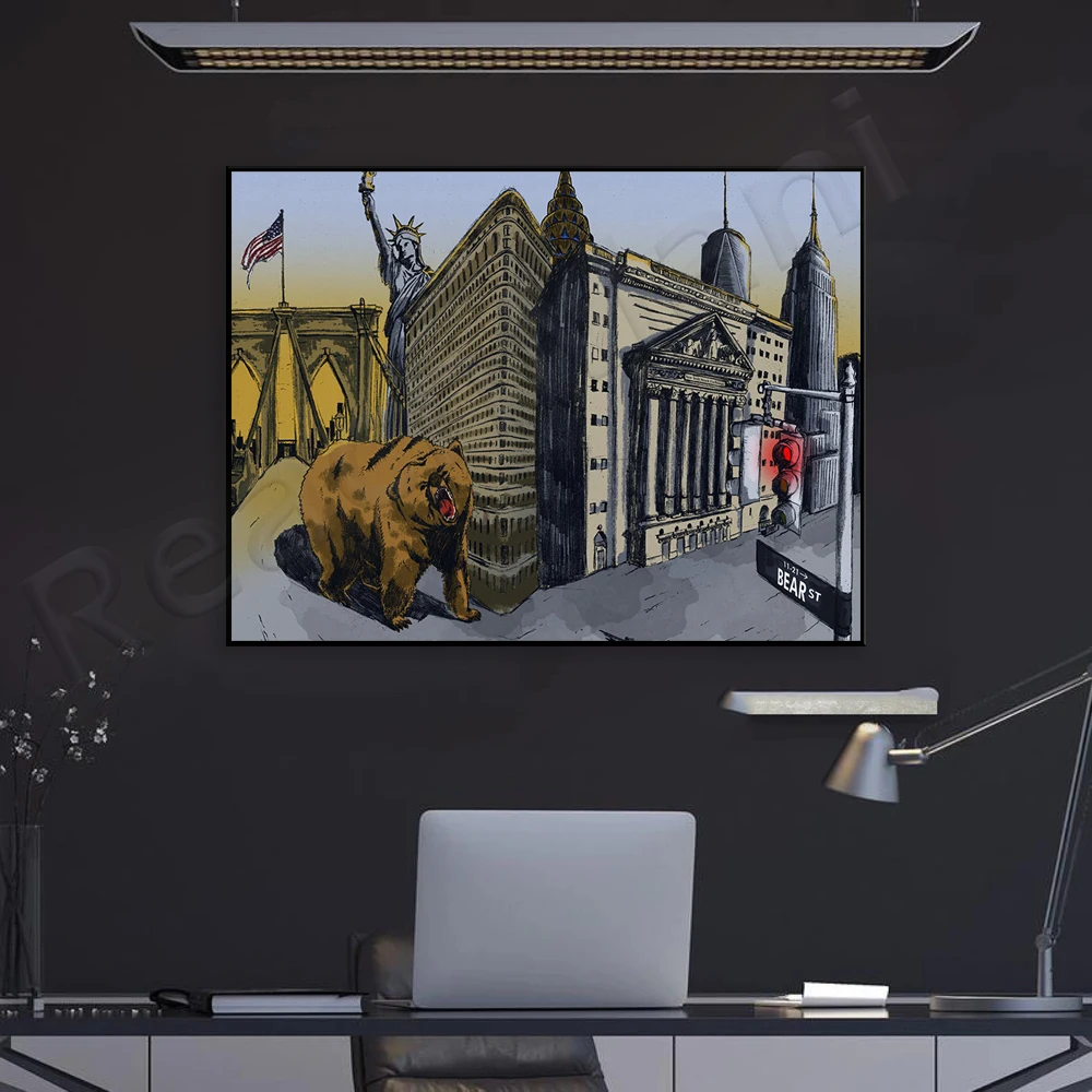 Bear Artwork | New York | Bear - Home Office York review and price