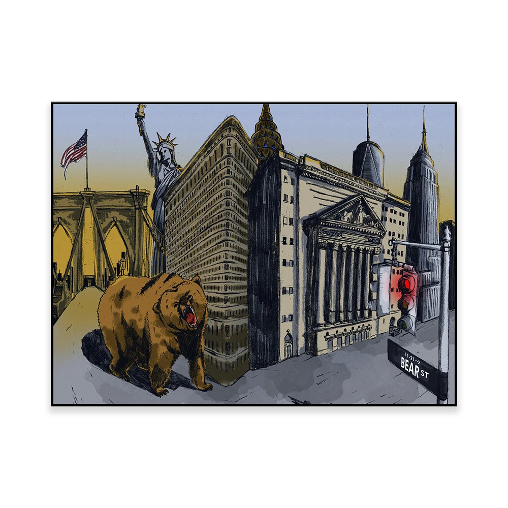 Bear Artwork | New York | Bear - Home Office York review and price