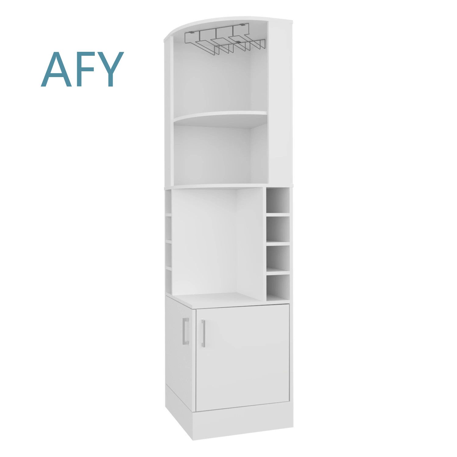 White Corner Bar Cabinet with  - Home Office Ikea review and price