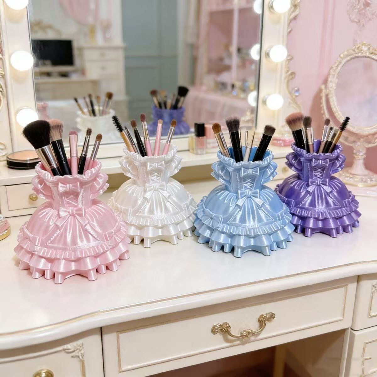 Princess Dress Makeup Brush Ho - Pen Holder Organizer review and price