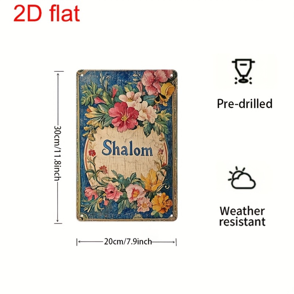 CIFBUY Vintage Floral Shalom A - Home Office For review and price