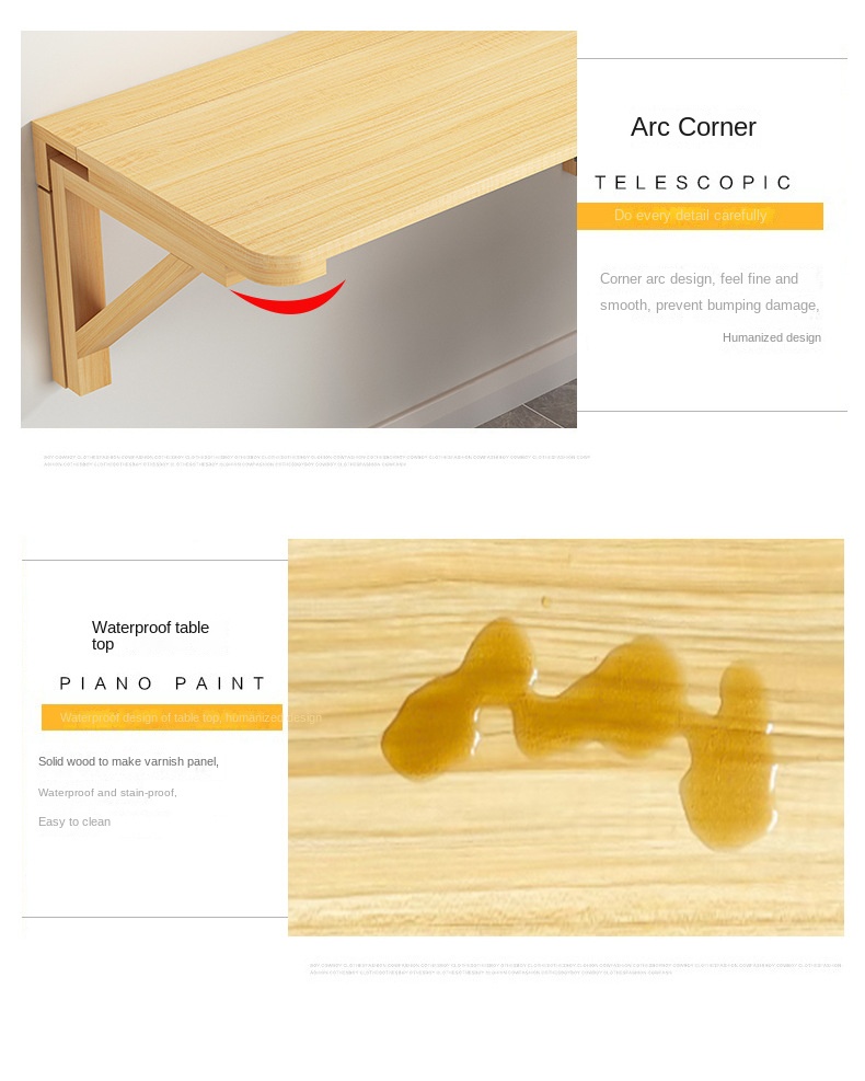 Solid Wood Folding Wall Desk S - Home Office Ikea review and price